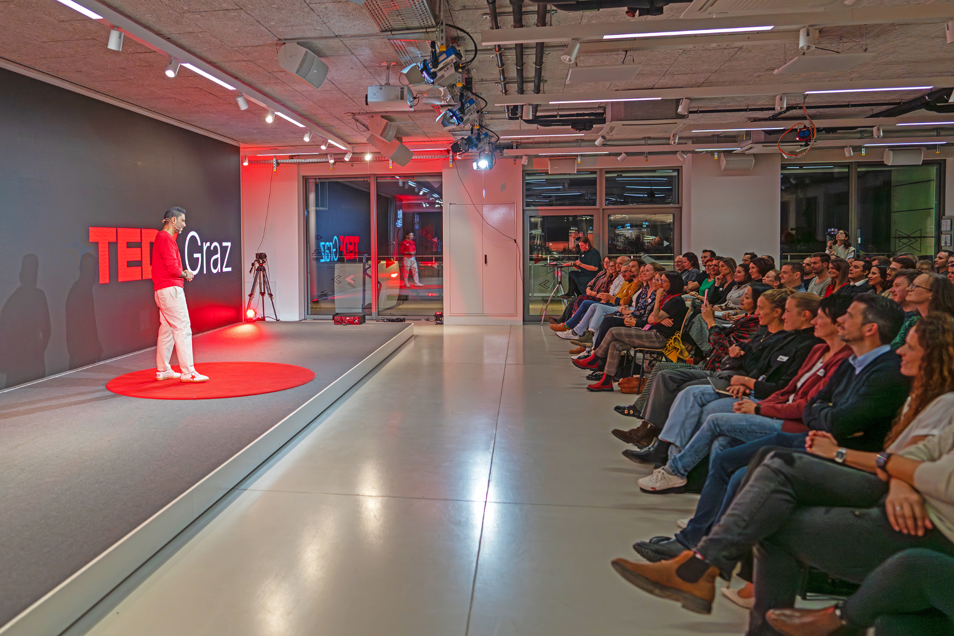 Najib Khan speaking at TEDx